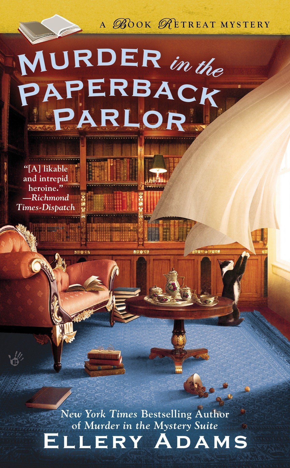 murder in the paperback parlor  book cover