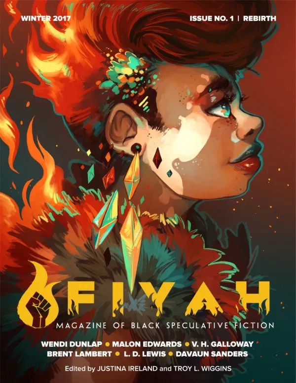 Cover image of FIYAH Magazine of Black Speculative Fiction Issue 1