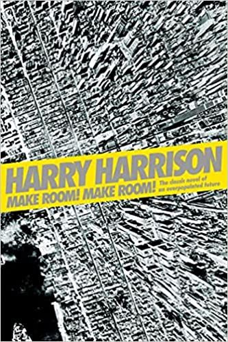 cover of Make Room! Make Room! by Harry Harrison; image of a crowded city from far above