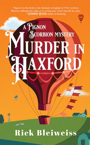 Book cover for Murder in Haxford by Rick Bleiweiss