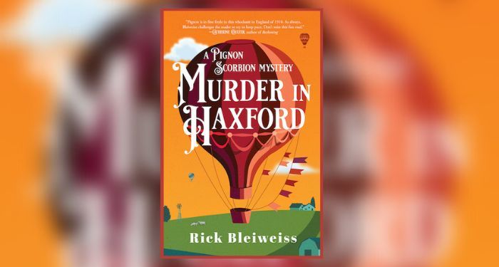 Book cover of Murder in Haxford by Rick Bleiweiss