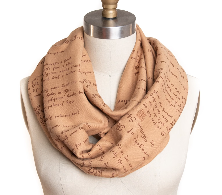 Picture of Romeo and Juliet caramel brown infinity scarf