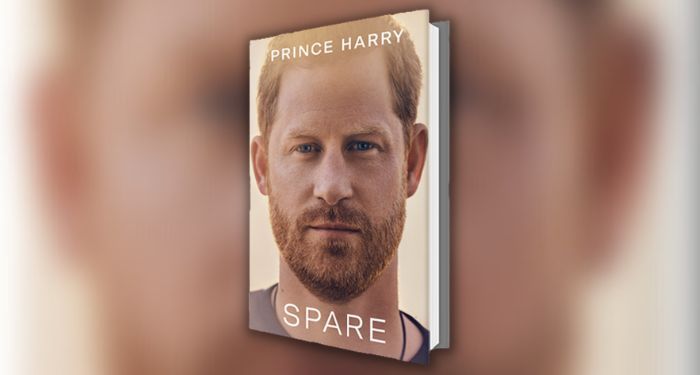Book cover for SPARE by Prince Harry