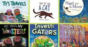 collage of six covers of children's ebooks on sale