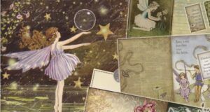 fairy junk journal print