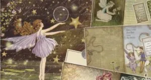 fairy junk journal print