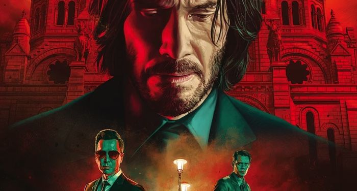 John Wick 4 movie promo poster