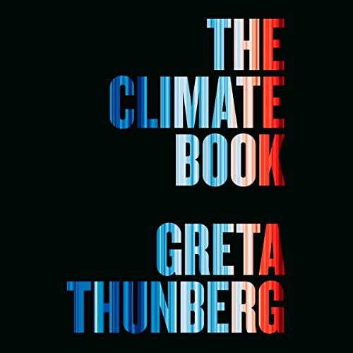 a graphic of the cover of The Climate Book: The Facts and the Solutions by Greta Thunberg