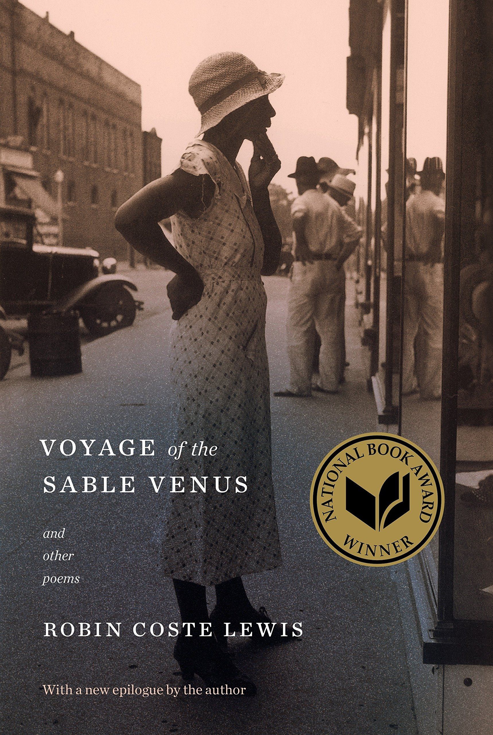 a graphic of the cover of Voyage of Sable Venus by Robin Coste Lewis