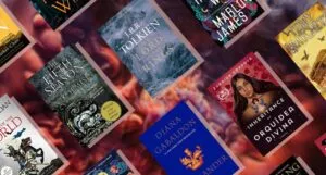 collage of 12 if the bestselling fantasy books of all time