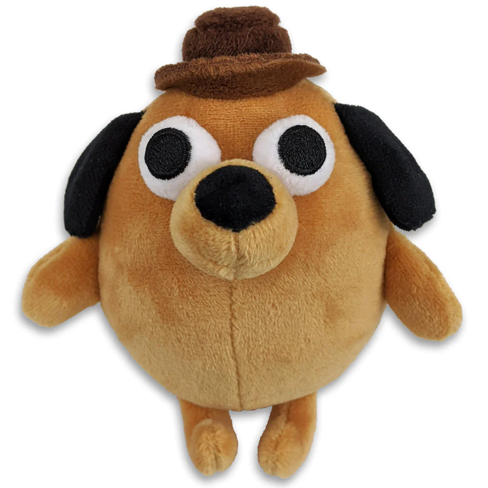 mini question hound stuffy