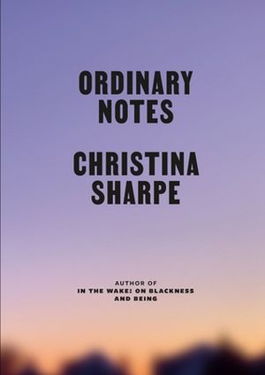 Cover of Ordinary Notes