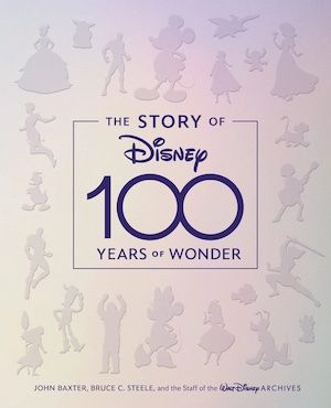 Cover of Disney100 coffee table book