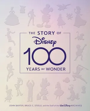 Cover of Disney100 coffee table book