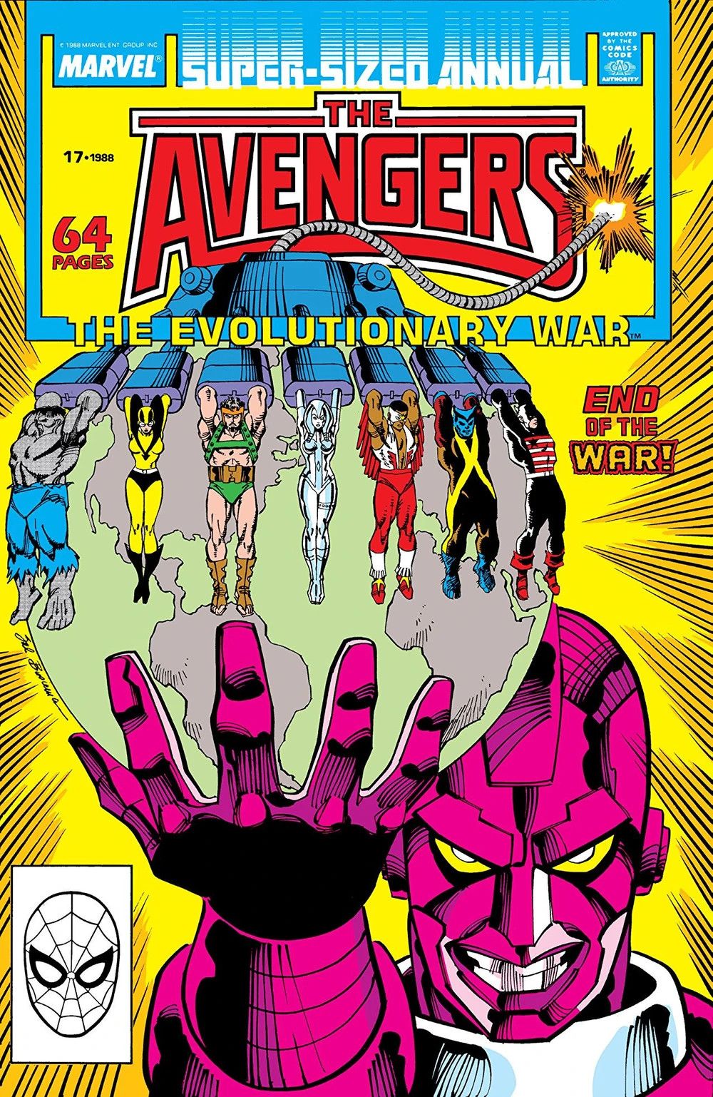 cover of Avengers 17 Evolutionary War