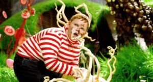 film still of augustus gloop from Charlie and the Chocolate Factory