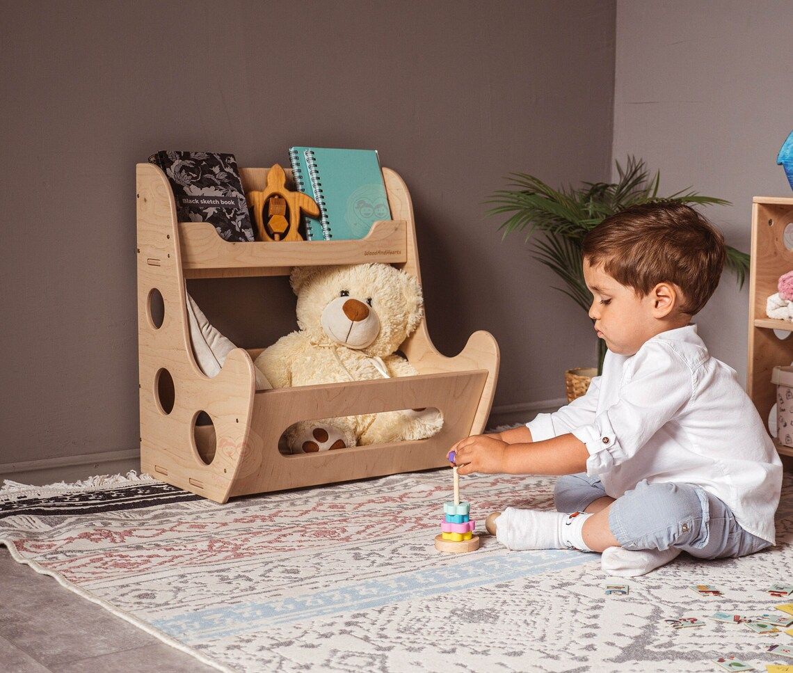 Open Toddler Bookcase