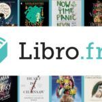 collage of covers of audiobooks on sale at Libro.fm this week plus the Libro.fm logo