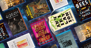 collage of eight covers of science fiction and fantasy ebooks on sale