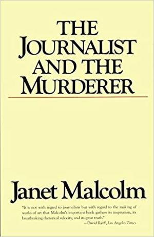 cover of the journalist and the murderer