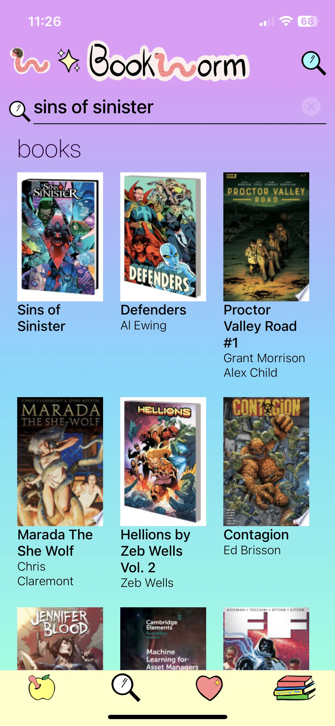 image of Bookworm Reads app