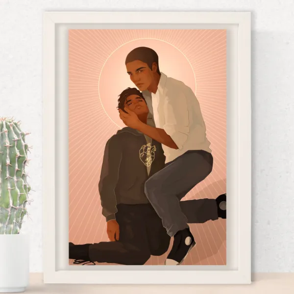 Print with Yadriel and Julian from Cemetery Boys