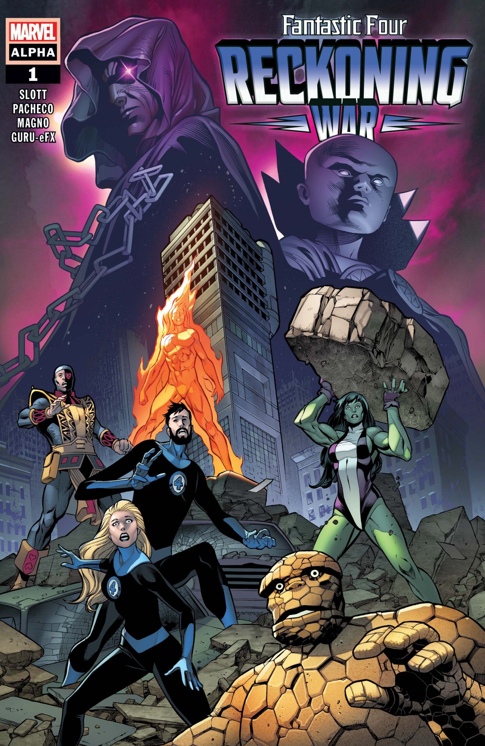 cover of Fantastic Four Reckoning War