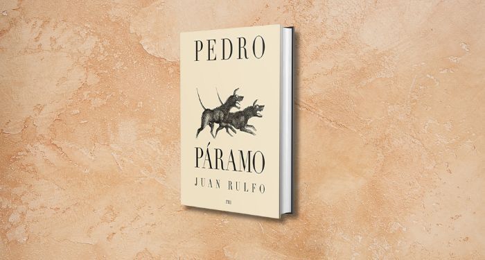 Pedro Paramo book against a tan background