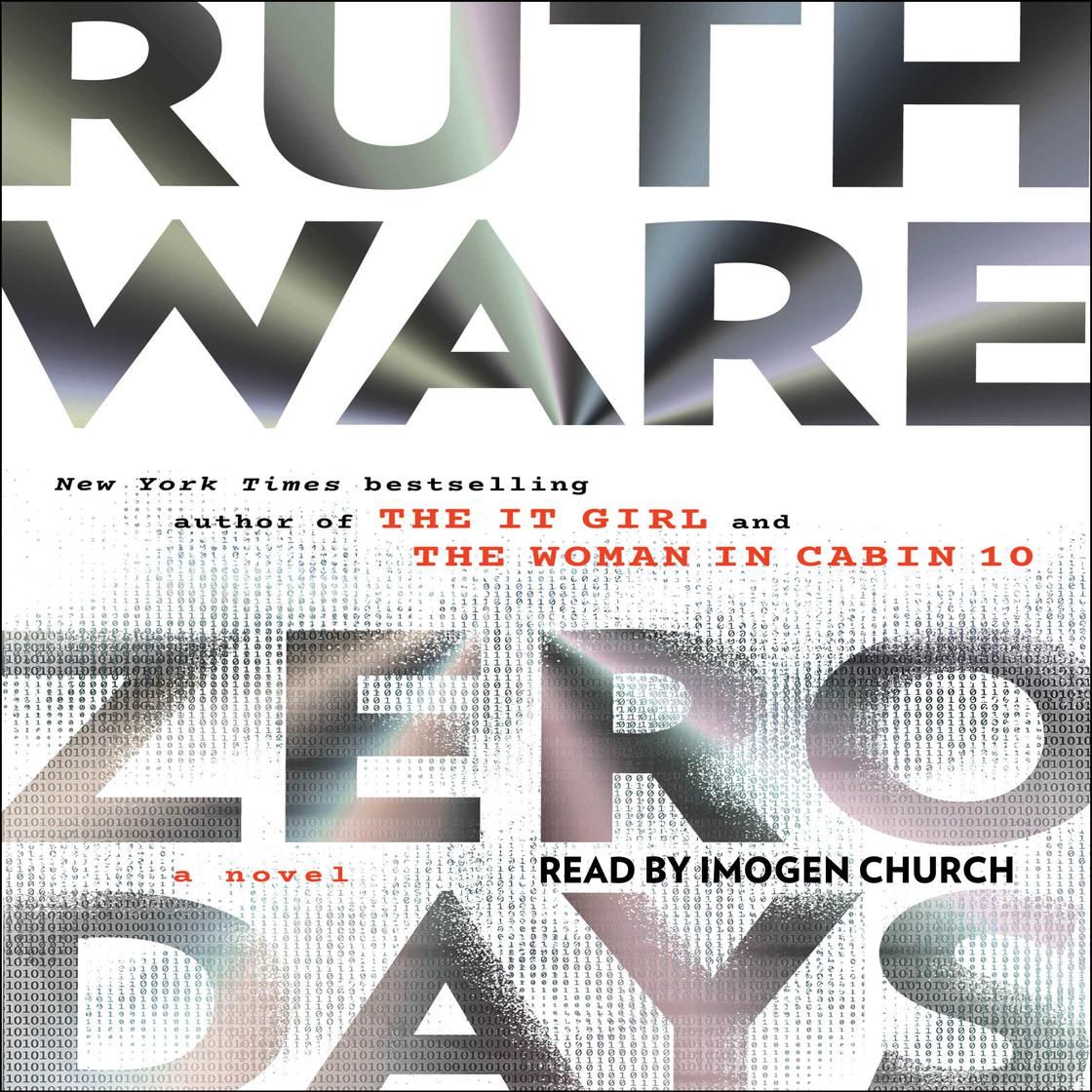 a graphic of the cover of Zero Days by Ruth Ware