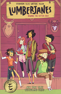 Lumberjanes by Shannon Watters, Grace Ellis, Gus Allen, and ND Stevenson book cover