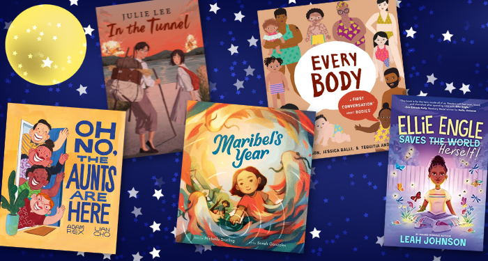 a collage of the covers of the new children's books listed