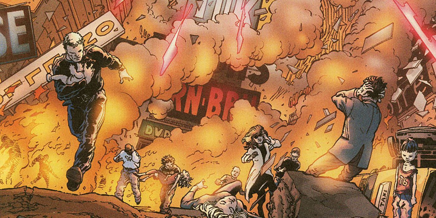 image of the massacre of Genosha