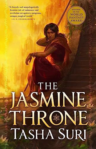 Book cover of The Jasmine Throne by Tasha Suri