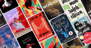 a collage of the covers listed