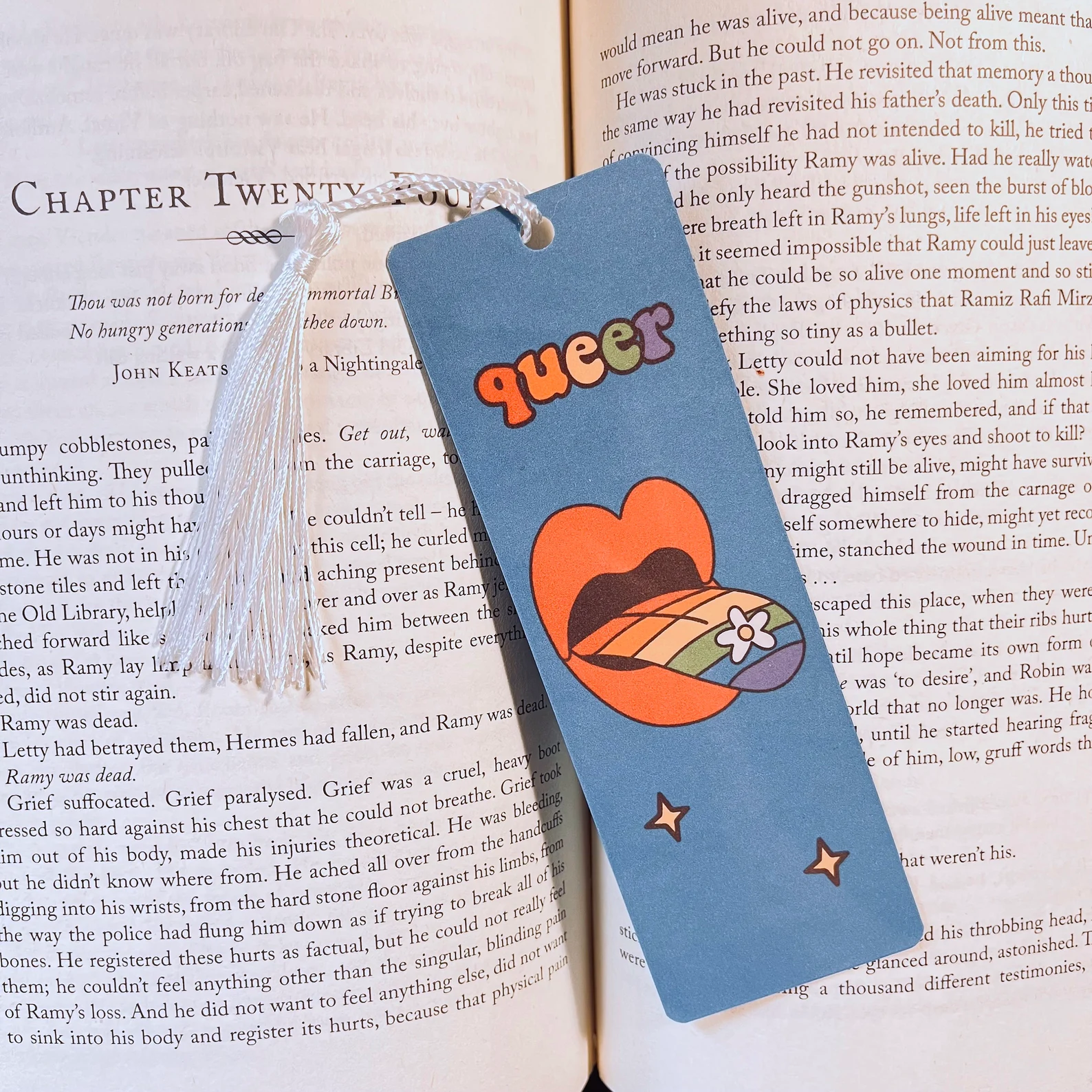 Vintage pride bookmark