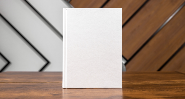 blank book cover