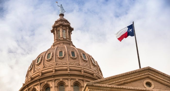 Image of the Texas state capitol building