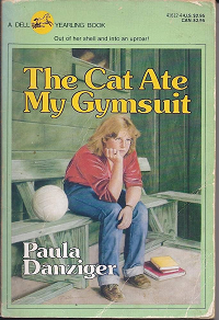 The Cat Ate My Gymsuit by Paula Danziger book cover