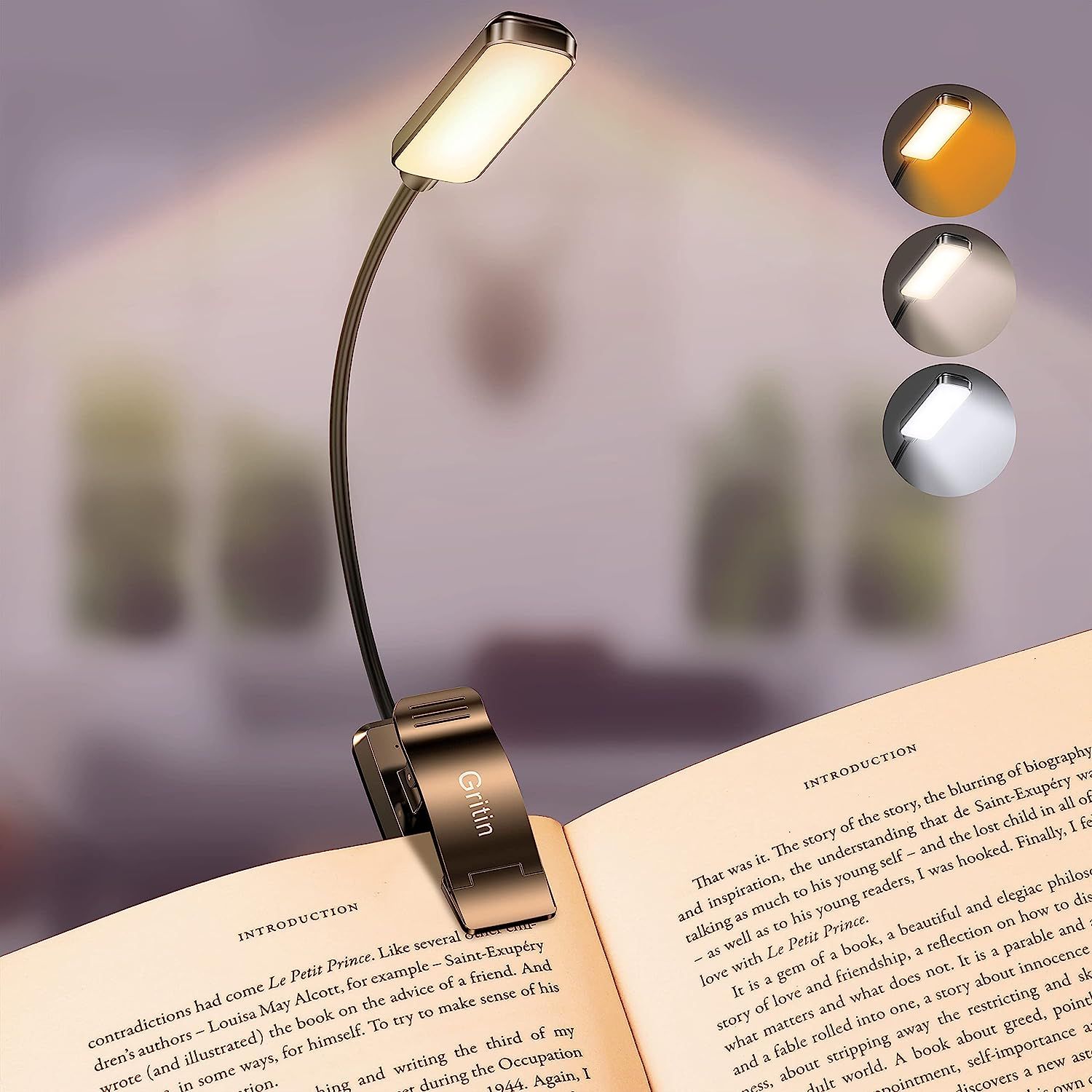 LED Rechargeable Book Light