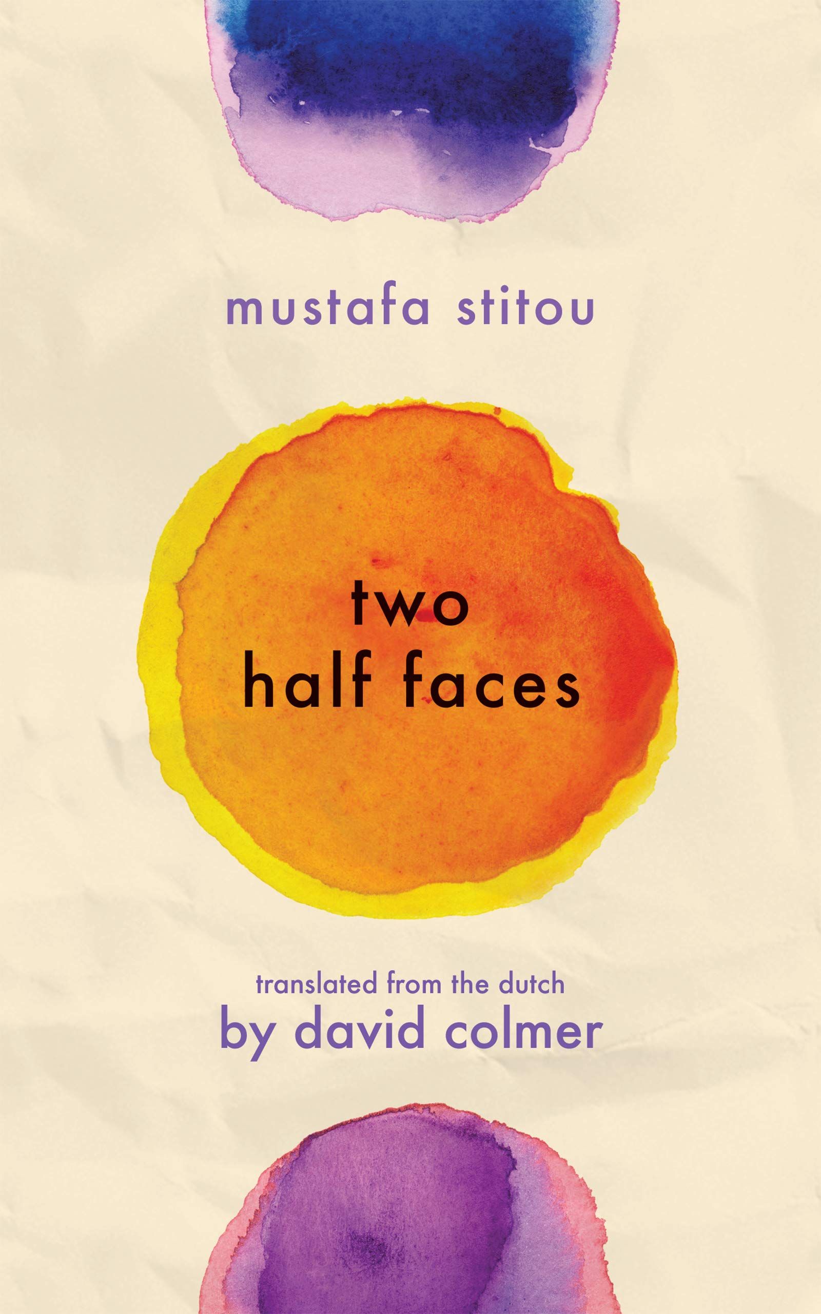 Two Half Faces by David Colmer book cover