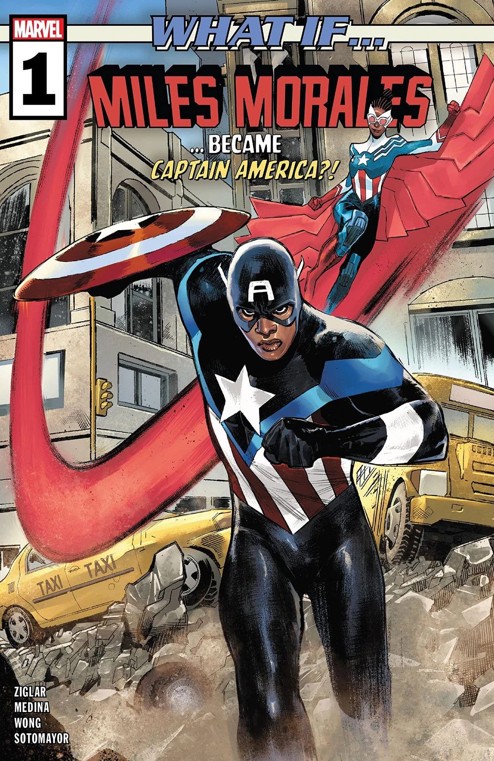 cover of What If Miles Morales Became Captain America