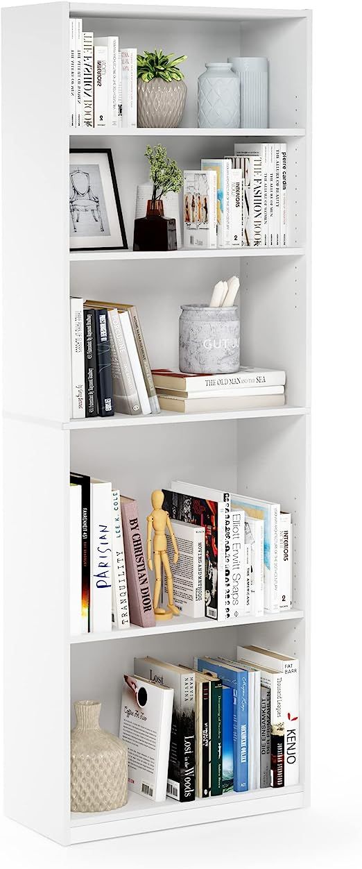 Simply Home 5-Shelf Bookcase