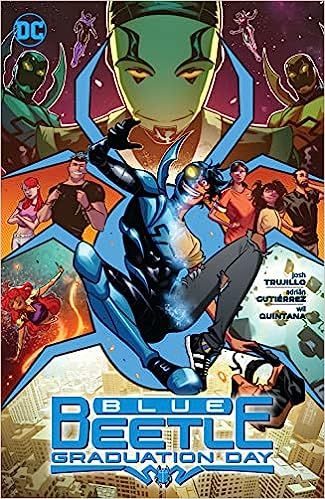 blue beetle graduation day cover