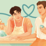 a cropped cover of Fake Dates and Mooncakes