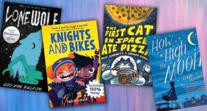 collage of four children's ebooks on sale this week