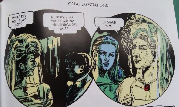 Miss Havisham asks Pip if he knows any card games, and he replies that he only knows one. She instructs Estella to play with him.