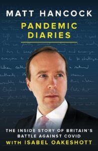 Matt Hancock's Pandemic Diaries cover