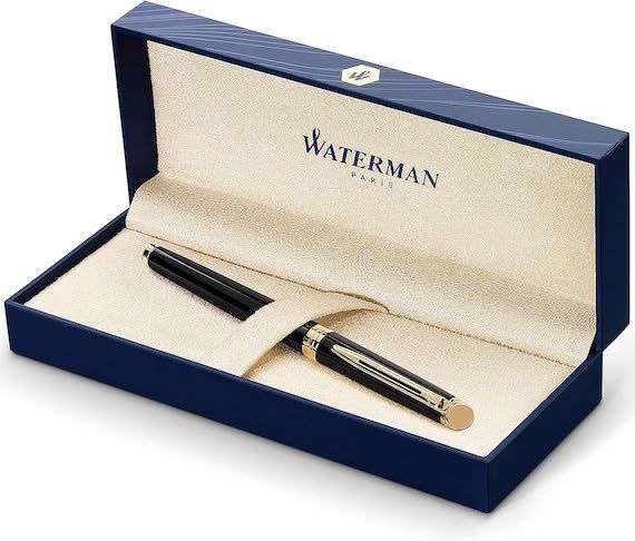 A Waterman fountain pen in a gift box. 