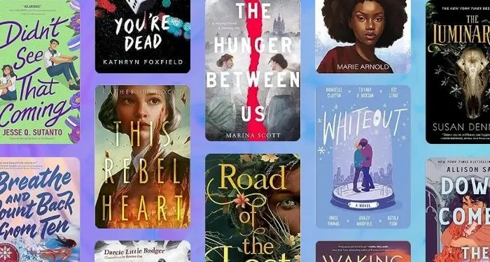 fall 2023 ya paperback books cover collage