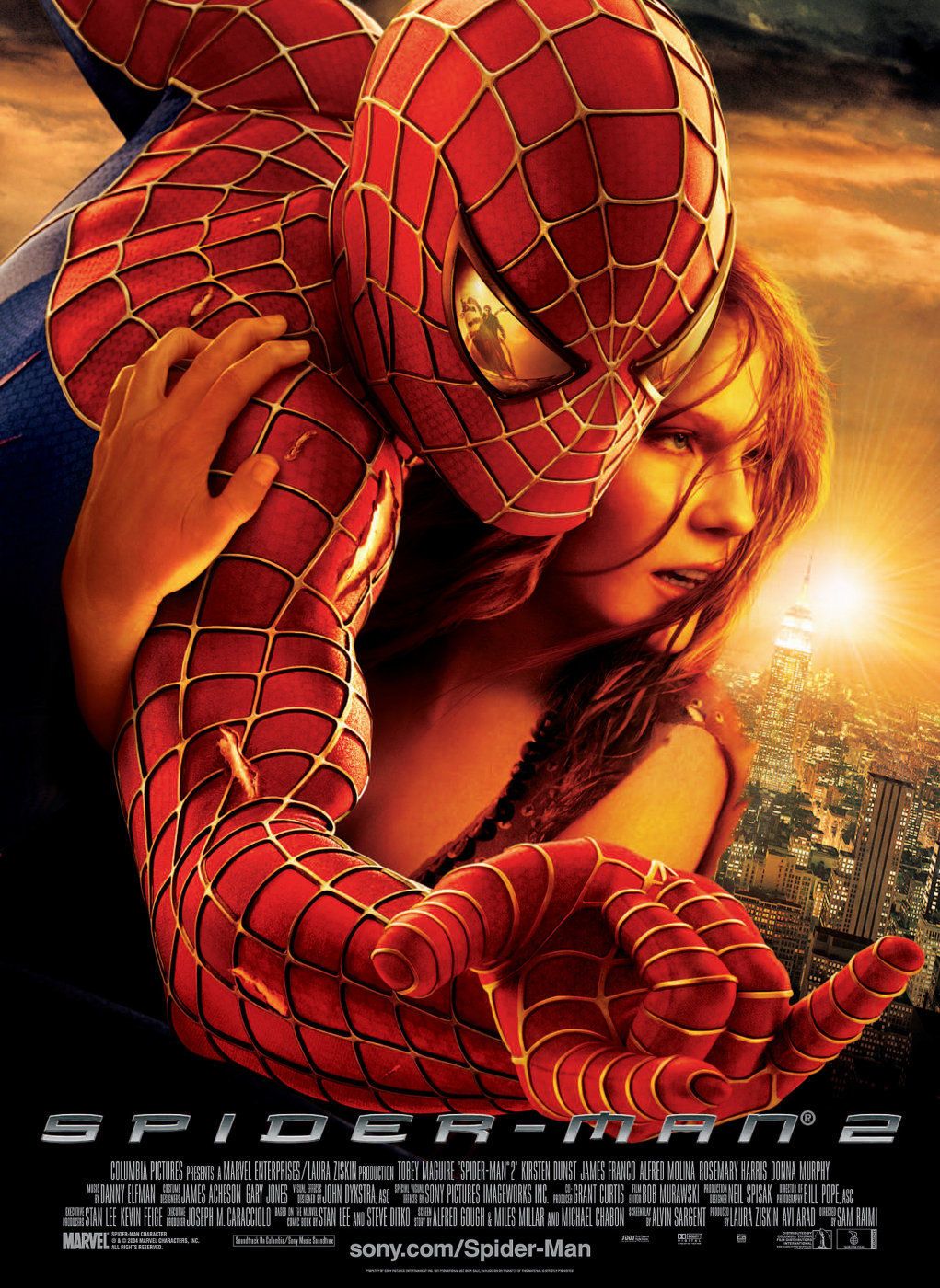 Movie poster for Spider-Man 2